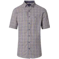 REDMOND Homme Redmond Casual Comfort Fit Chemise jaune, A carreaux