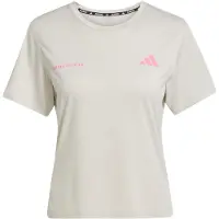 Adidas Own The Run Melange Short Sleeve T-shirt Beige XS Femme
