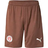 Puma Pantalon de sport 'FC St. Pauli 25/26' brun foncé / rouge sang / blanc