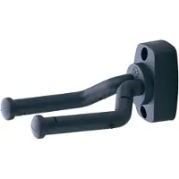 K&M 16280 Support mural pour guitare (Contrebasse, Guitare, Guitare électrique), Pied + support pour instrument, Noir