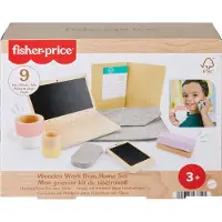 Fisher-Price Fisher Price ENSEMBLE EN BOIS POUR TRAVAILLER DEPUIS LA MAISON