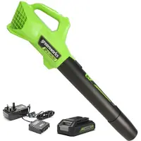 Greenworks Souffleur 24V - 1 batterie 2,0 Ah - 1 chargeur - G24ABK2