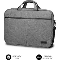 Subblim MALETIN ELITE LAPTOP BAG 15,6" GREY (15.60"), Sac pour notebook, Gris