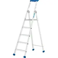 Little Jumbo 1223750107 Maxibat 2375 Échelle - Simple - Aluminium - 1 X 7 Marches - Hauteur De Travail Max. 3,59 M