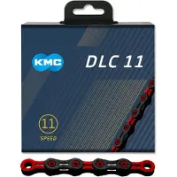 Kmc X11sl Dlc Wt X Road/mtb Chain Rouge,Noir 114 Links