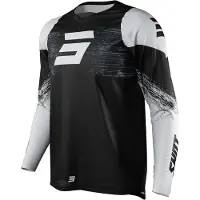 Shot Race Gear Raw Burst Long Sleeve Jersey Noir L Homme