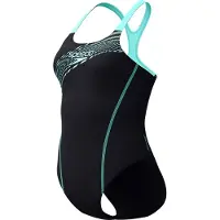 Speedo Medley Logo Swimsuit Noir UK 42 Femme