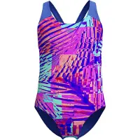 Speedo Digital Allover Splashback Swimsuit Bleu 13-14 Years Filles