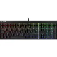 Cherry XTRFY MX 2,0S - Clavier - 100% - full size - rétroéclairé - USB - QWERTZ - allemand - Commutateur de touches : MX2A Red - noir (G80-3821LJBDE-2)