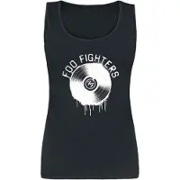 Foo Fighters Top de - Record - XS - XXL - pour Femme - noir - Taille XL