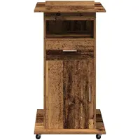 vidaXL Socle en bois composite, dimensions 55 x 55 x 107 cm