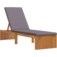 vidaXL Transat en bois d'acacia massif, finition huile naturelle