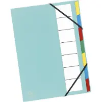 Exacompta Trieur Rigide Ordonator 7 Compartiments assortis