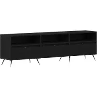 vidaXL Meubles TV, 150 x 30 x 44,5 cm, noir, aspect chêne