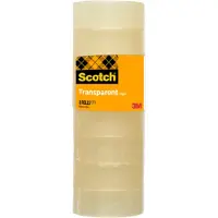 Scotch 3M ruban adhésif 508, transparent, 19 mm x 33 m