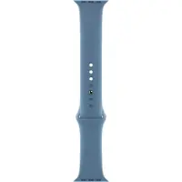 Apple Watch 42/44/45 mm Bracelet Sport Silicone Bleu Ardoise