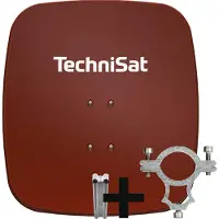 Technisat 2465/1444 (Antenne parabolique, 35.70 dB, DVB-S / -S2), Parabole + antenne, Marron