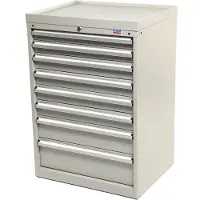 HBM Armoire à outils professionnelle 8 tiroirs 72 x 58 x 100 cm