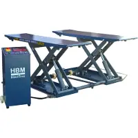 HBM Pont de nettoyage de voiture électrique professionnel de 3 tonnes - Pont de nettoyage - Pont de pneu - 230 volts