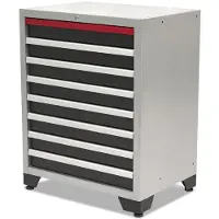 HBM Armoire à outils professionnelle de luxe 8 tiroirs pour équipement d'atelier