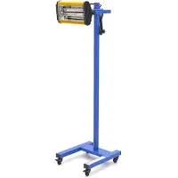 HBM Professional Infrared Paint radiateur de séchage sur support mobile