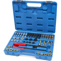 HBM Kit de réparation, de taraudage et de coupe de filetage , 48 pièces