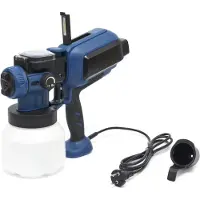 HBM Pistolet à peinture électrique 550 watts, 1500 ml, avec éclairage LED