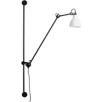 DCW éditions Applique Murale , 214 Round, Noir, Salon / séjour, Métal, Design