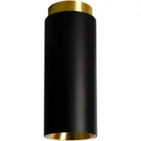 DCW éditions Plafonnier , Tobo C65, dimmable, Noir, Salon / séjour, Métal, Design