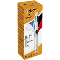 BIC 3+1hb Pen 12 Units Noir Enfants