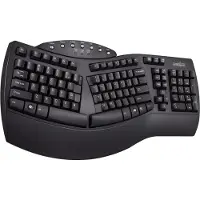 Perixx PERIBOARD-512 FR, Clavier USB ergonomique, noir