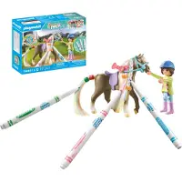 Playmobil 71640 Cavalière à colorier. Chevaux de la cascade. 19 pièces. À partir de 5 ans.
