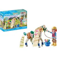 Playmobil Ellie With Horse Multicolore Enfants