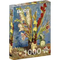 Enjoy Puzzle 1000 pièces Enjoy – Vincent van Gogh : Vase aux glaïeuls et asters chinois