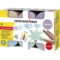 Faber Peinture au doigt 6x 40ml pastel (40 ml)