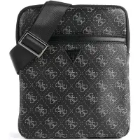 GUESS Sac à bandoulière 'MILANO CROSSBODY FLAT' anthracite / noir