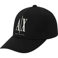 Armani Exchange pour homme. XM000811AF13343UC001 Casquette de baseball noire (OSFA), Casuel, Coton