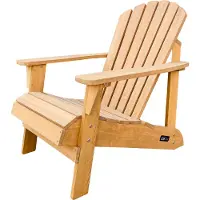 Axi Chaise Carmen Adirondack marron – Fauteuil de détente en bois avec accoudoirs – Dossier haut – 90,5 x 78,4 x 93 cm