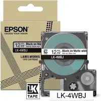 Epson LK-4WBJ - Noir sur blanc - Ruban