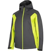 4F Hommes, Veste de ski, Kurtka narciarska męska H4Z22-KUMN002 Szara r. L (L), Gris, L