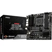 MSI Am4 B550m Pro-vdh Wifi Motherboard Rouge,Noir