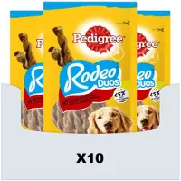Pedigree Rodeo Duos Récompenses Au B Uf Et Saveur Fromage Pour Chien Lot De 10 Sachets De 7 Friandises 10 X 123 G