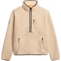 Superdry Outdoor Half Zip Sweatshirt Beige 2XL Homme