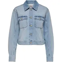 ONLY Veste mi-saison 'ONLLumi' bleu denim
