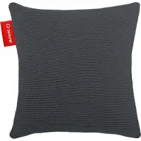 Auronic Heat Pillow - Tricoté - 45x45 CM - Oreiller chauffant sans fil - Rechargeable - Oreiller électrique - Infrarouge - Gris