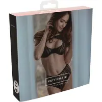 PetiteNoir Petite Noir Exclusive - ensemble de soutien-gorge rayé (noir)