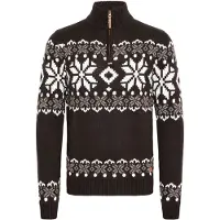 !Solid Pull-over 'Norwin' marron / gris / noir / blanc