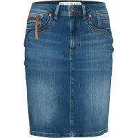 Pulz Jeans Jupe 'Karolina' bleu chiné