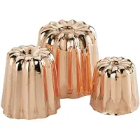 De Buyer - Moule à canelés cuivre Ø38 x 35 mm - Cuivré
