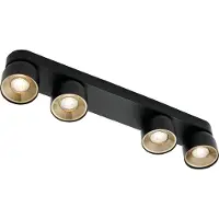 Nordlux Point noir Pitcher 4 lumières directionnelles